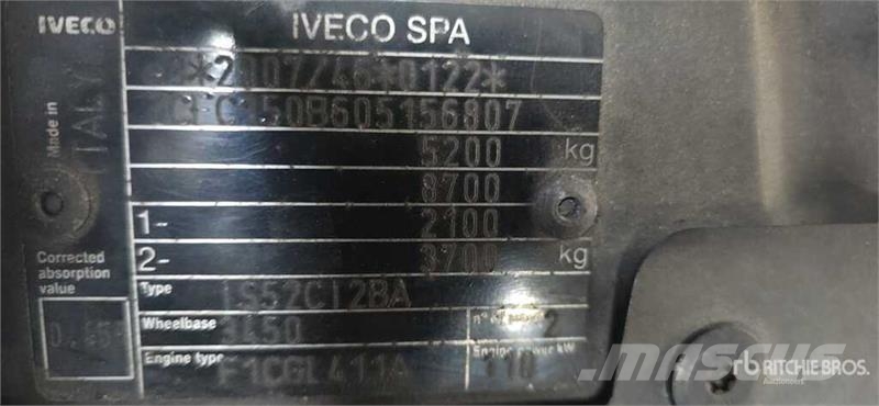 Iveco Daily 50C15 Refrigerated Truck Temperature controlled trucks