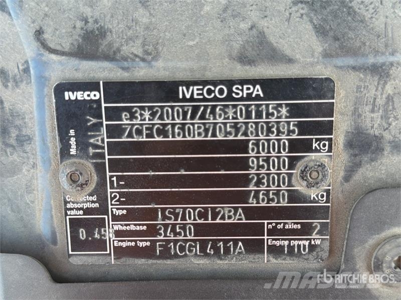 Iveco Daily 60-150 4x2 S/A Dump Truck شاحنات قلابة