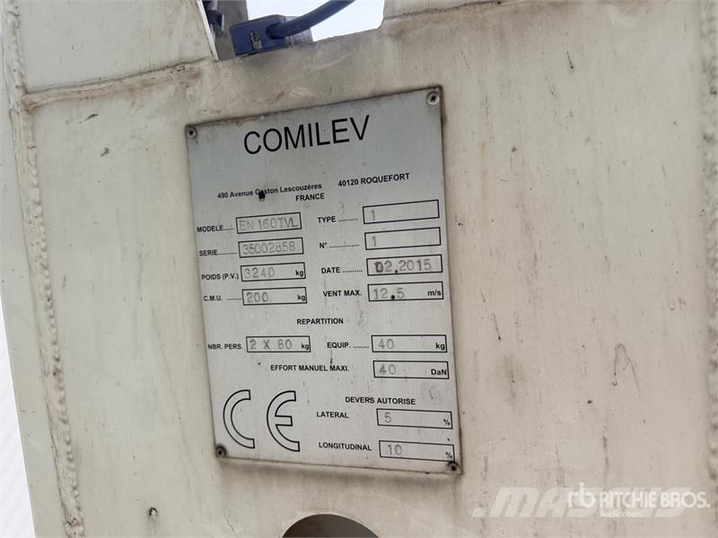 Iveco EN160TVL 16 m on Iveco 35S13 Camion Nacelle Bucket Pacēlāji uz automašīnas bāzes