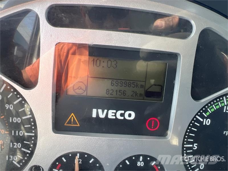 Iveco on Iveco Eurocargo 4x2 Dump Truck with Crane Darus teherautók