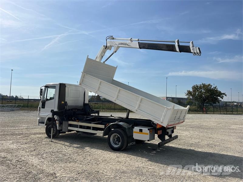 Iveco on Iveco Eurocargo 4x2 Dump Truck with Crane Darus teherautók