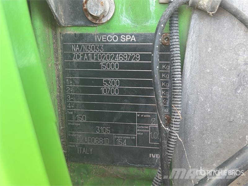 Iveco Schmidt SK650/59-1-033 on Iveco Eurocargo Sweeper Камиони за почистване