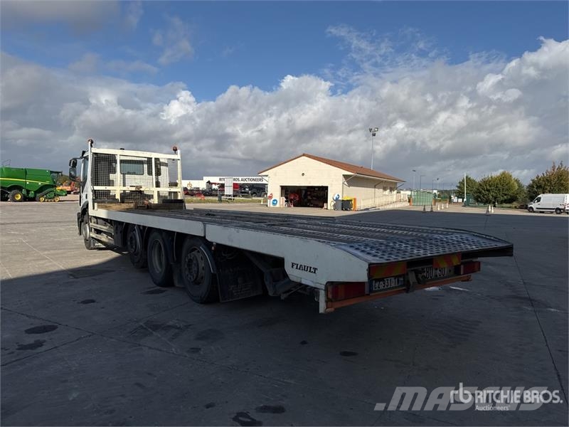 Iveco Stralis 360 EEV 8x2 Camion Plateau Flatbed Truck Platformos/ Pakrovimas iš šono