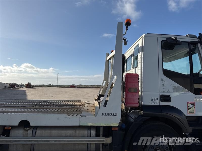 Iveco Stralis 360 EEV 8x2 Camion Plateau Flatbed Truck Platformos/ Pakrovimas iš šono