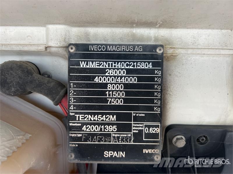 Iveco Stralis 450 6x2 Camion Amplirol Roll-Off Truck Camiones portacubetas