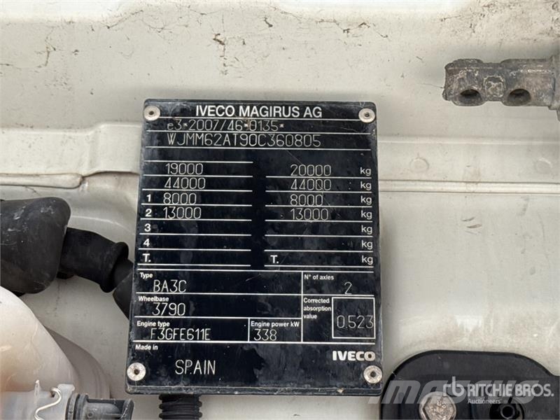Iveco Stralis 460 XP 4x2 Tracteur Routier Cabine Couchet Truck Tractor Units