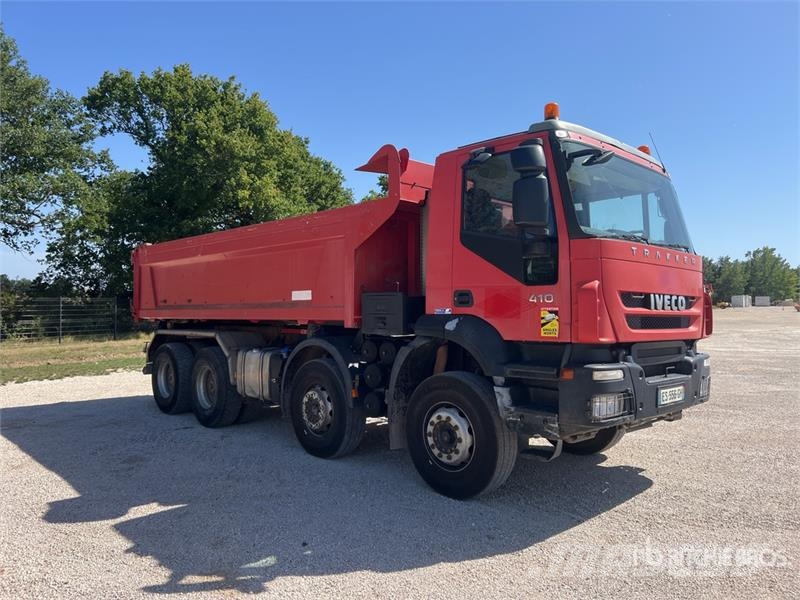 Iveco Trakker 410 8x4 Camion Bi-Benne Tri/A Dump Truck 덤프 트럭