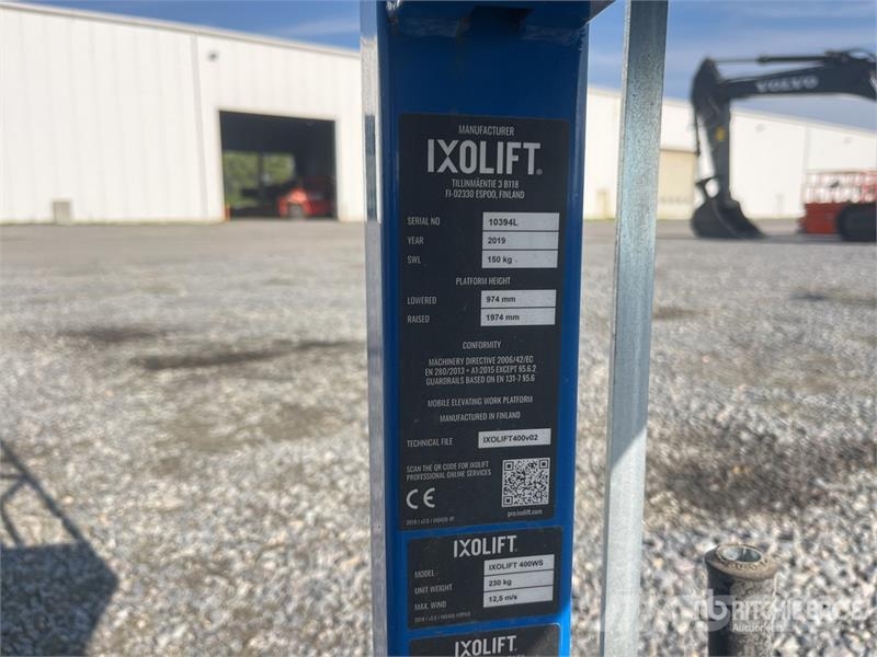 Ixolift 400W Manual Push-Around Work Platform Other components