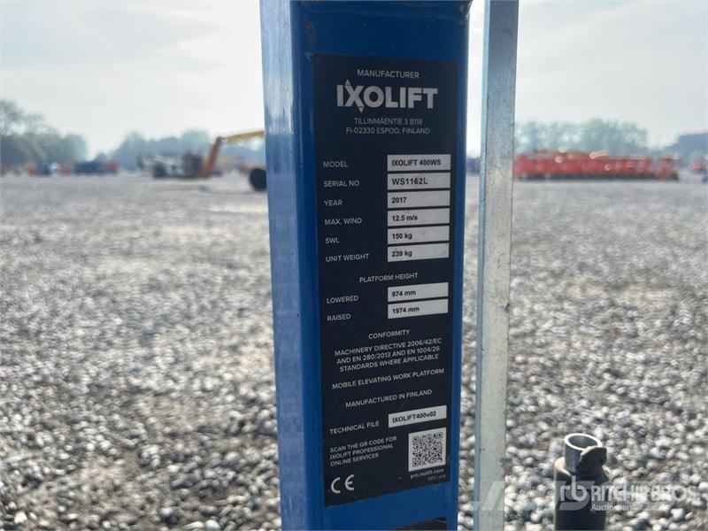 Ixolift 400WS Adjustable Work Platform Scaffolding Gerüste & Zubehör