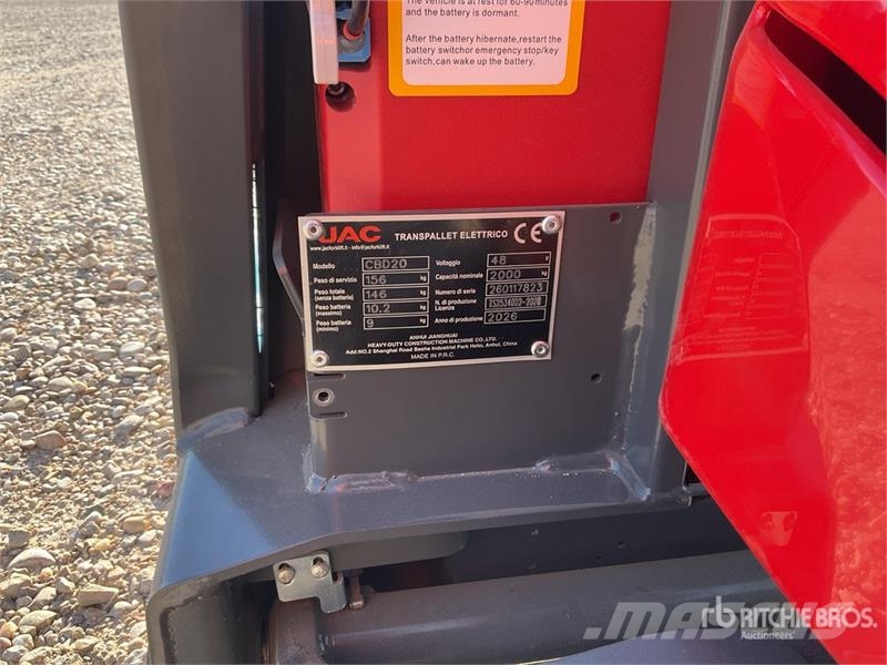 JAC CBD20 Pallet Jack (Unused) Ručni paletar