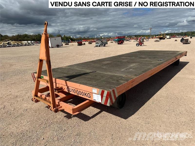 JAC RDAT 10000 kg T/A Remorque Plateau Equipment Trail Autonkuljetusperävaunut
