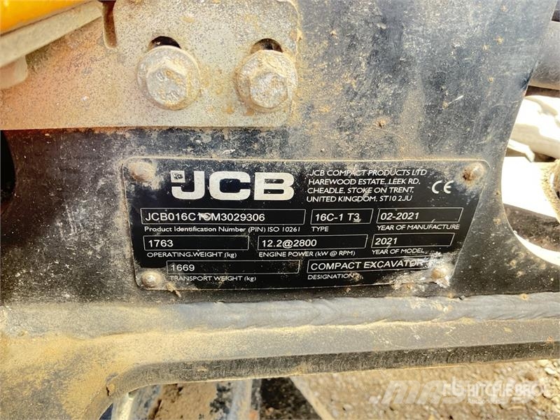 JCB 16C-1 T3 Mini Excavator Mini pelle < 7t