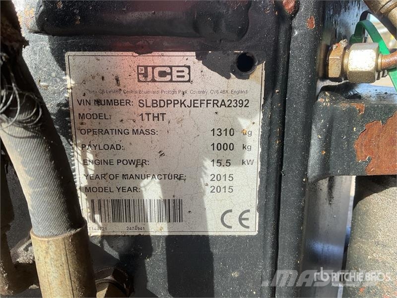 JCB 1THT 1 ton 4x4 Hi-Tip Dumper Mini pašizgāzēji
