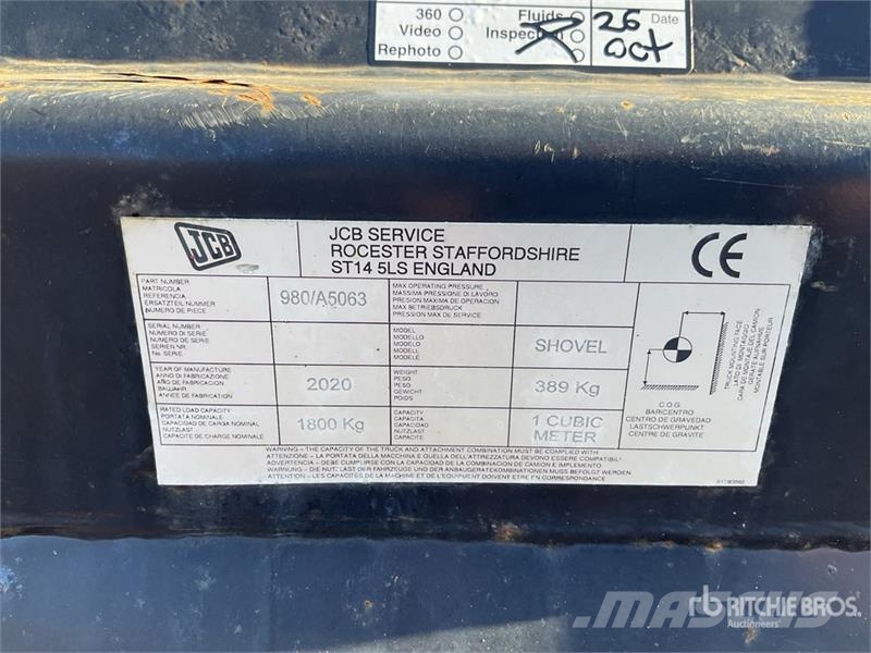 JCB 2200 mm Telehandler Bucket دلاء