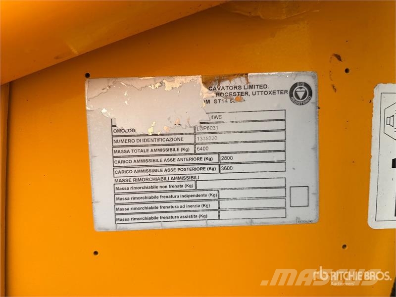 JCB 2CX4W Backhoe Loader Tractopelle