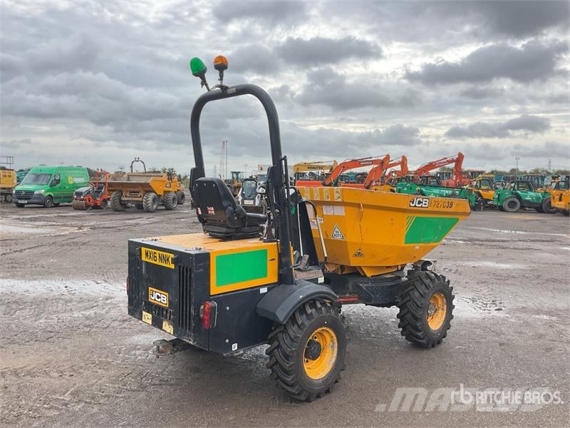 JCB 3 ton 4x4 Swivel Dumper Site dumpers