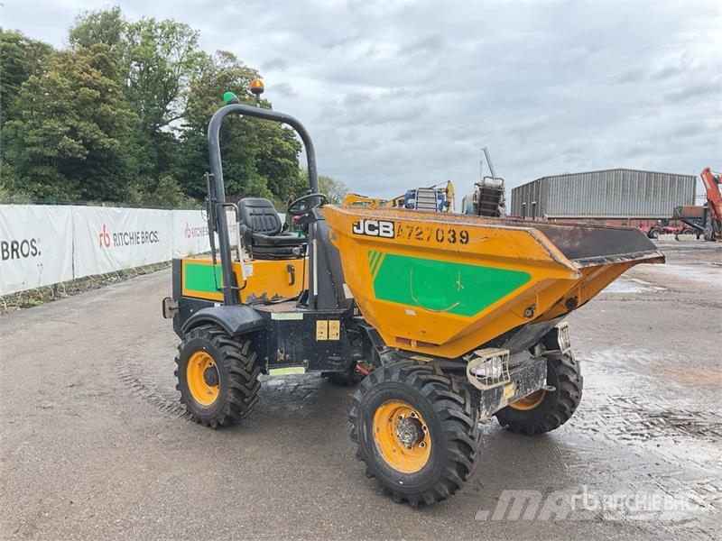 JCB 3 ton 4x4 Swivel Dumper Site dumpers