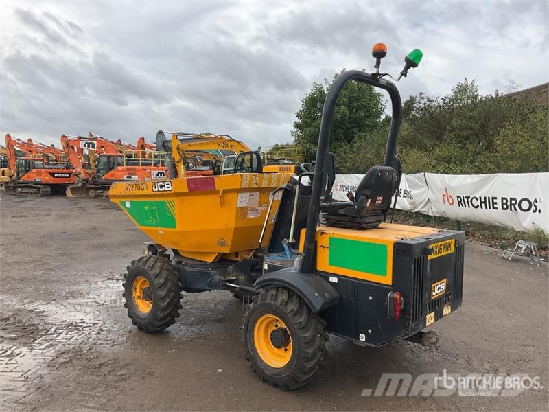 JCB 3 ton 4x4 Swivel Dumper Site dumpers