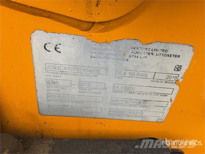 JCB 3CX Compact 4x4 Backhoe Loader Baggerlader
