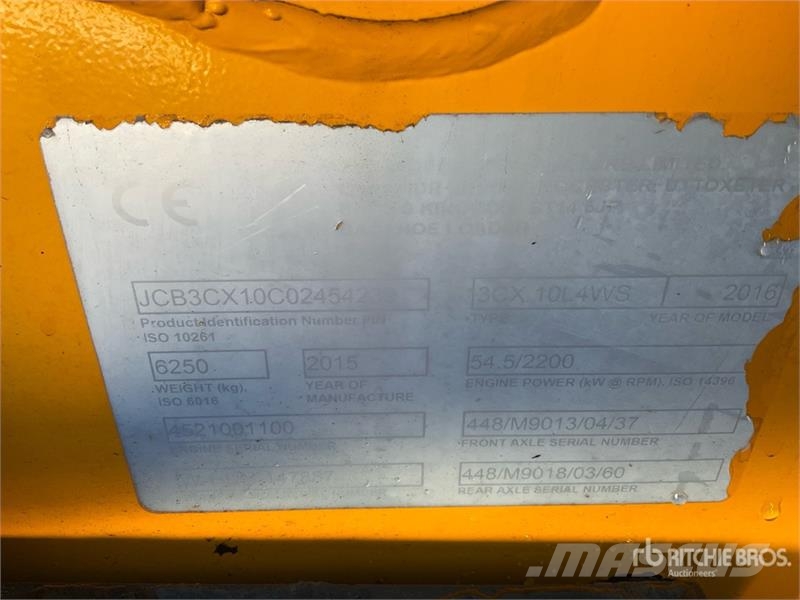 JCB 3CX Compact Backhoe Loader Ekskavatori-iekrāvēji