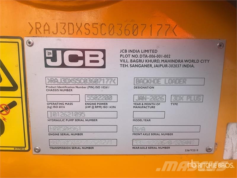 JCB 3DX Ekskavaatorlaadurid