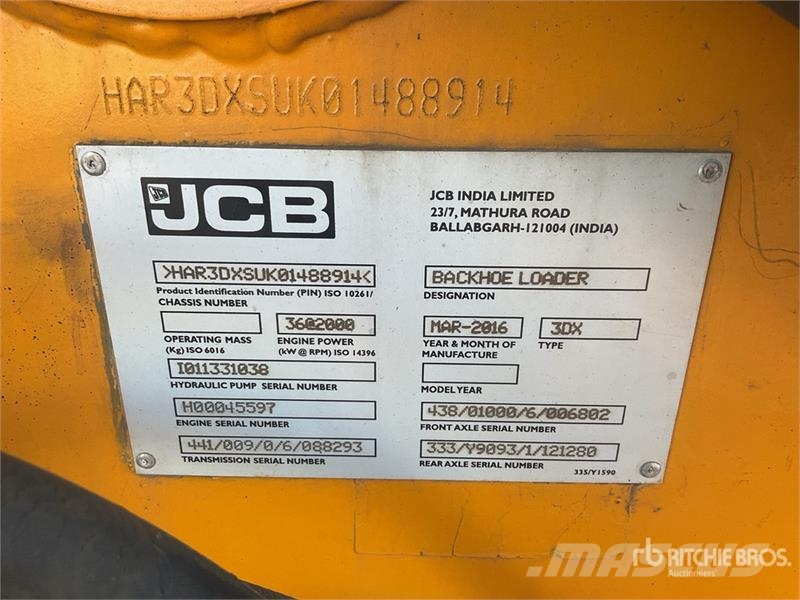 JCB 3DX Rovokopači
