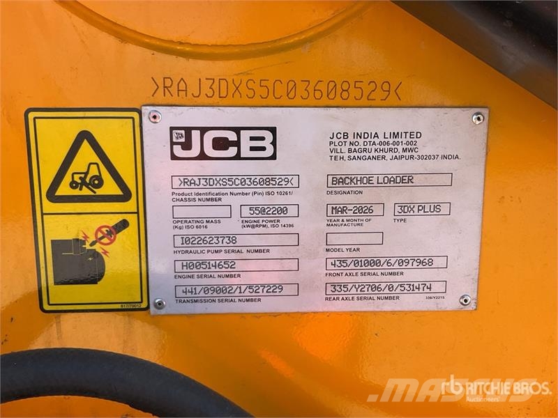 JCB 3DX Backhoe loaders