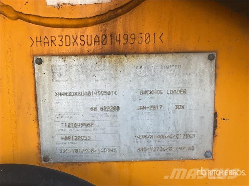 JCB 3DX 4WD 4x4 Backhoe Loader Rovokopači