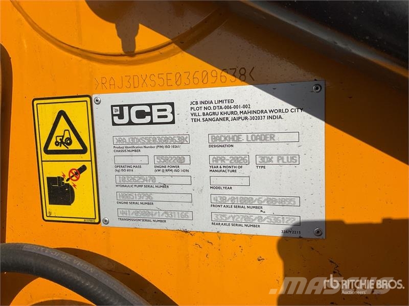 JCB 3DX Plus 4x4 Backhoe Loader (Unused) Backhoe loaders