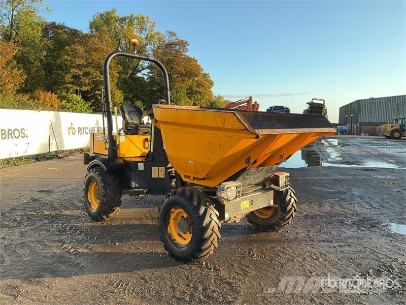 JCB 3T 3 ton 4x4 Swivel Dumper Mini pašizgāzēji