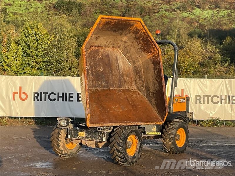 JCB 3T 3 ton 4x4 Swivel Dumper Mini pašizgāzēji