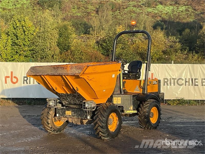 JCB 3T 3 ton 4x4 Swivel Dumper Mini pašizgāzēji