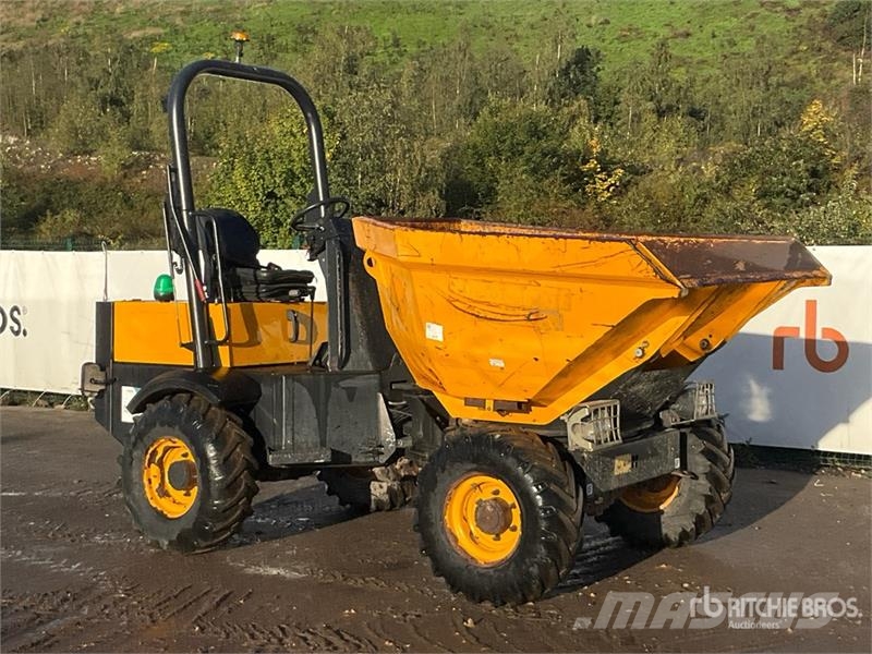 JCB 3T 4x4 Swivel Dumper Mini pašizgāzēji