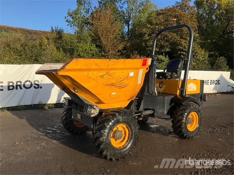 JCB 3T 4x4 Swivel Dumper Mini pašizgāzēji