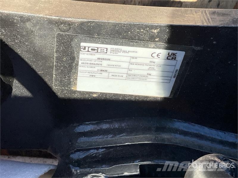 JCB 45 mm Hydraulic Quick Coupler (Unused) Conectoare rapide