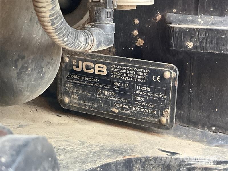 JCB 48z-1 Mini Excavator Minibagger < 7t