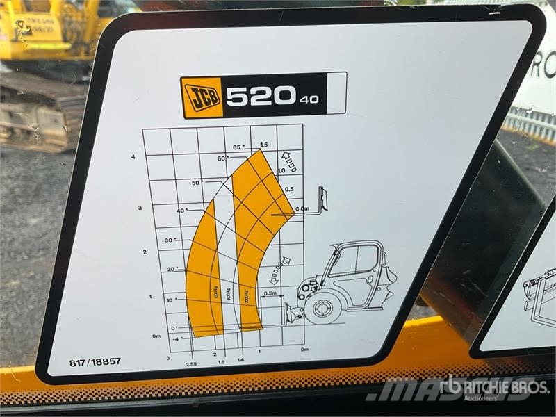 JCB 520-40 Teleskopski viličarji