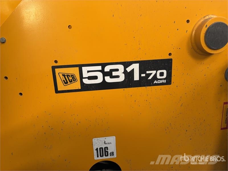 JCB 531-70 Agri Telehandler مناولات متداخلة