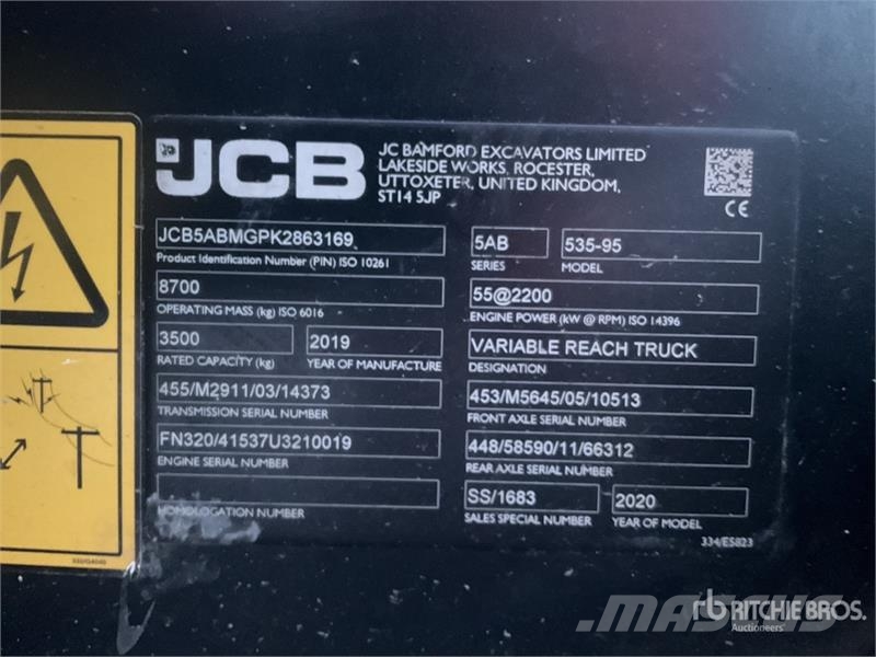 JCB 535-95 Teleskoplæssere