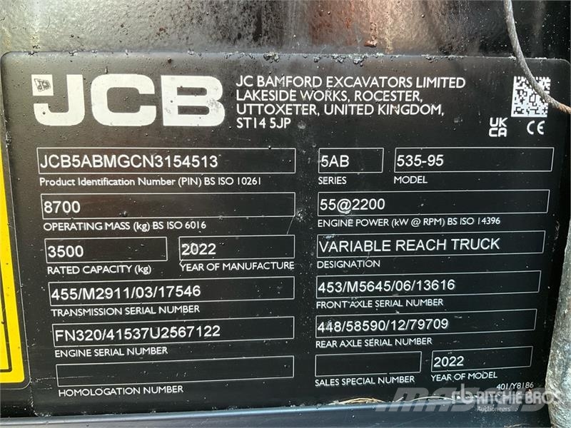 JCB 535-95 Telescopic handlers