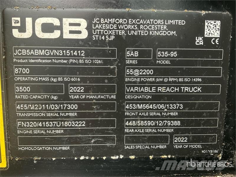 JCB 535-95 Telescopic handlers