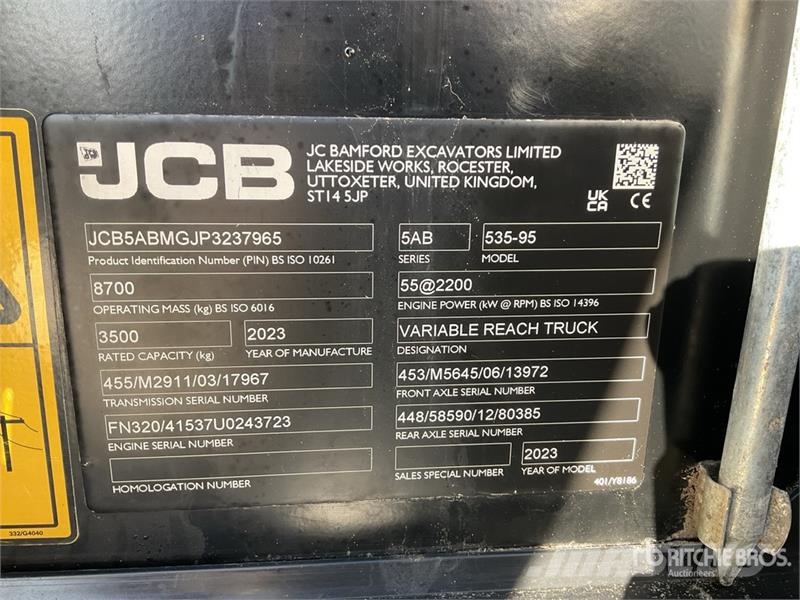 JCB 535-95 Teleskoplastere