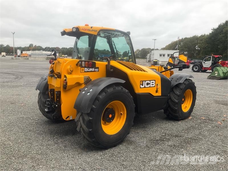 JCB 536-60 Agri Super Telehandler مناولات متداخلة