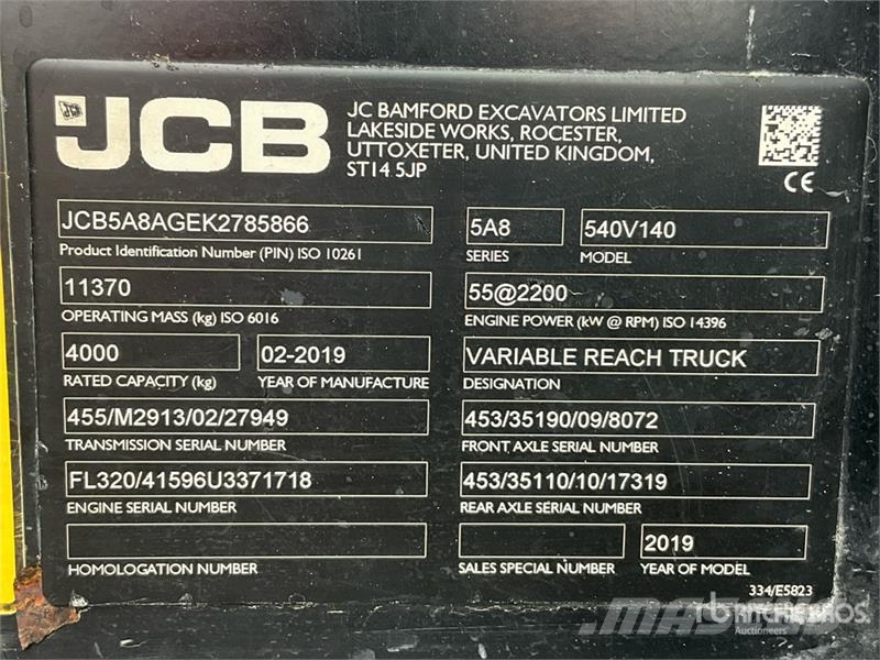 JCB 540-140 مناولات متداخلة