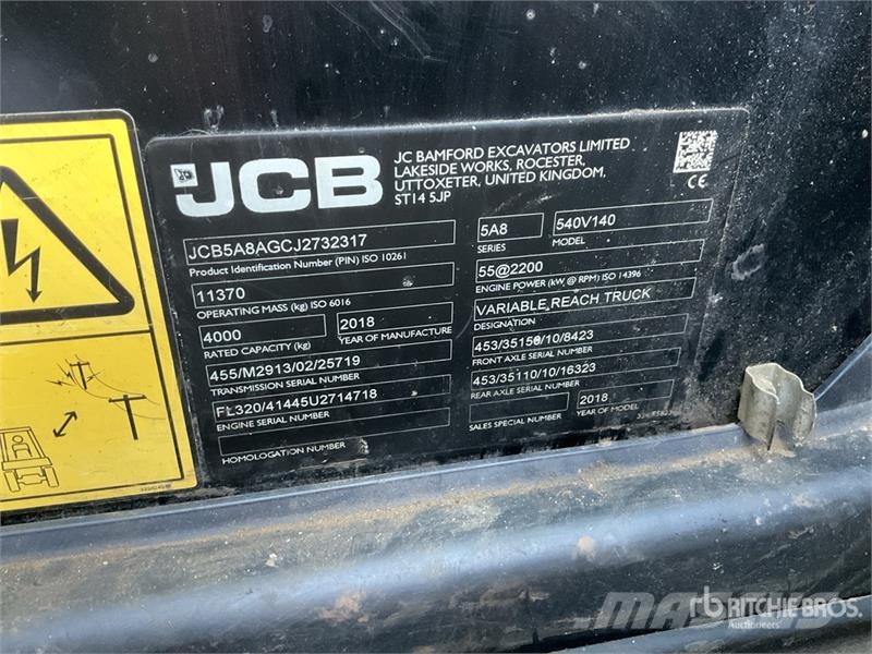 JCB 540-140 Telescopic handlers