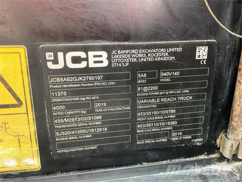 JCB 540-140 Telescopic handlers