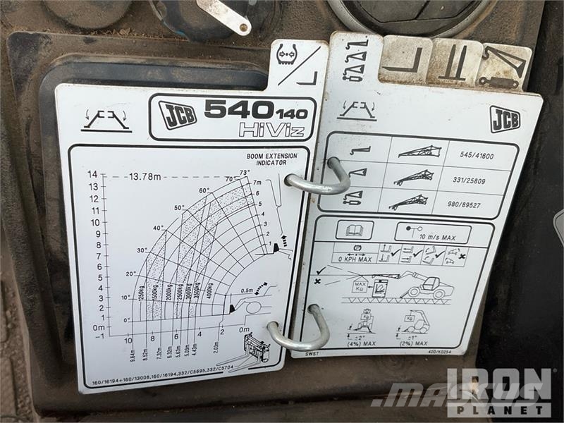 JCB 540-140 Teleszkópos rakodók