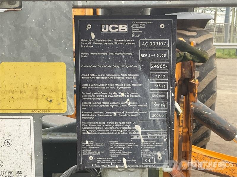 JCB 540-170 Telehandler Verreikers