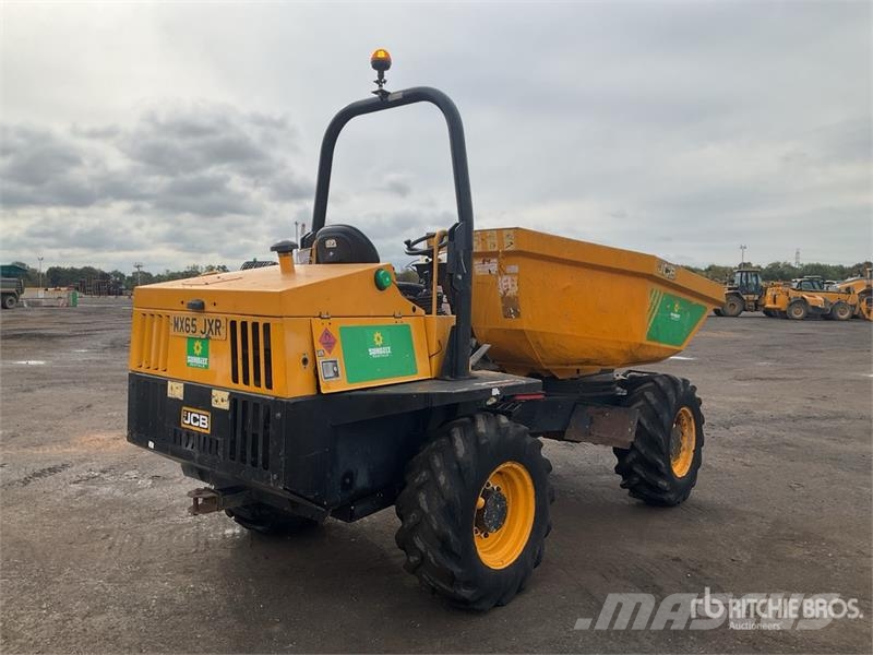 JCB 6 ton 4x4 Swivel Dumper Dúmpers de obra