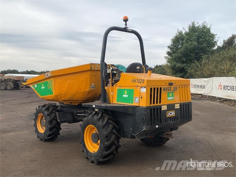 JCB 6 ton 4x4 Swivel Dumper Dúmpers de obra